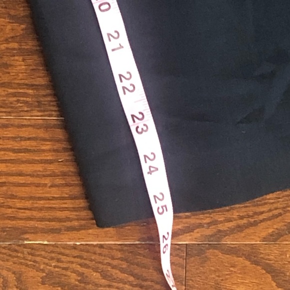 Club Monaco navy cap sleeve Italian Wool Dress 00 - Picture 8 of 10